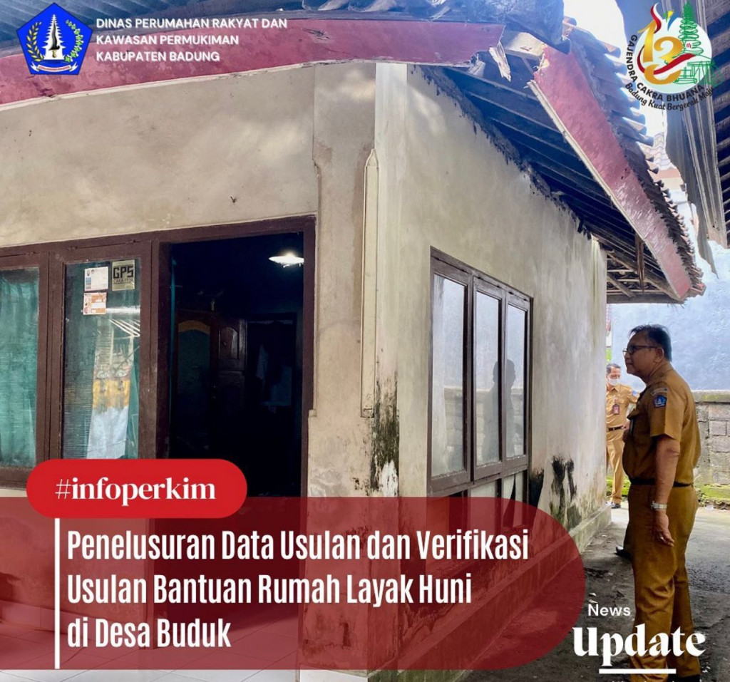 Penelusuran Data Usulan dan Verifikasi Usulan Bantuan Rumah Layak Huni